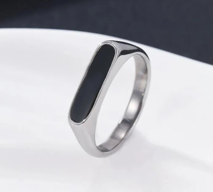 Titanium Italian Ring for Men