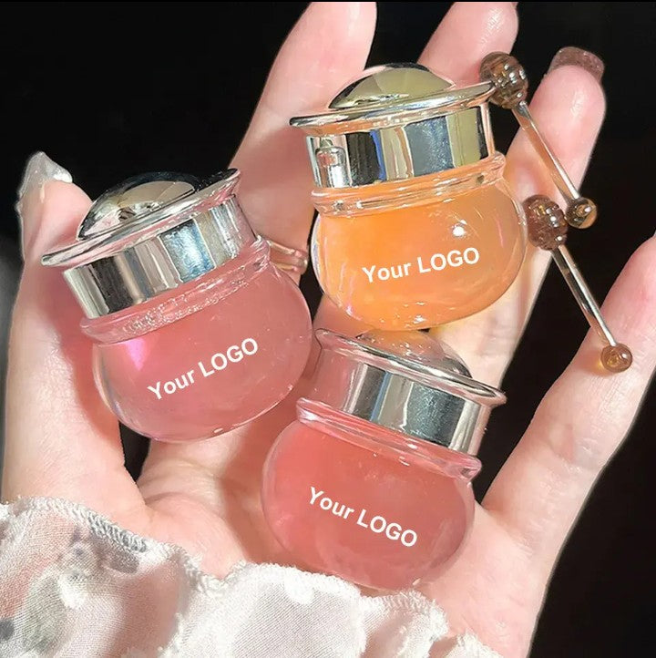 Pink Honey Peach Lip Oil & Moisturizing Lip Mask – Nourishing Lip Care