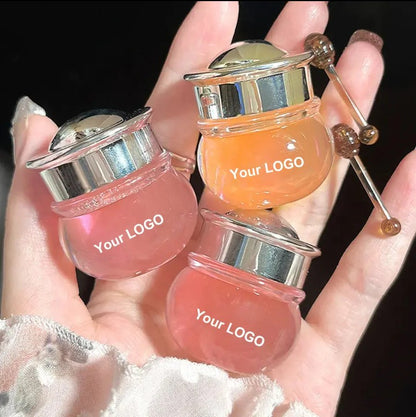 Pink Honey Peach Lip Oil & Moisturizing Lip Mask – Nourishing Lip Care