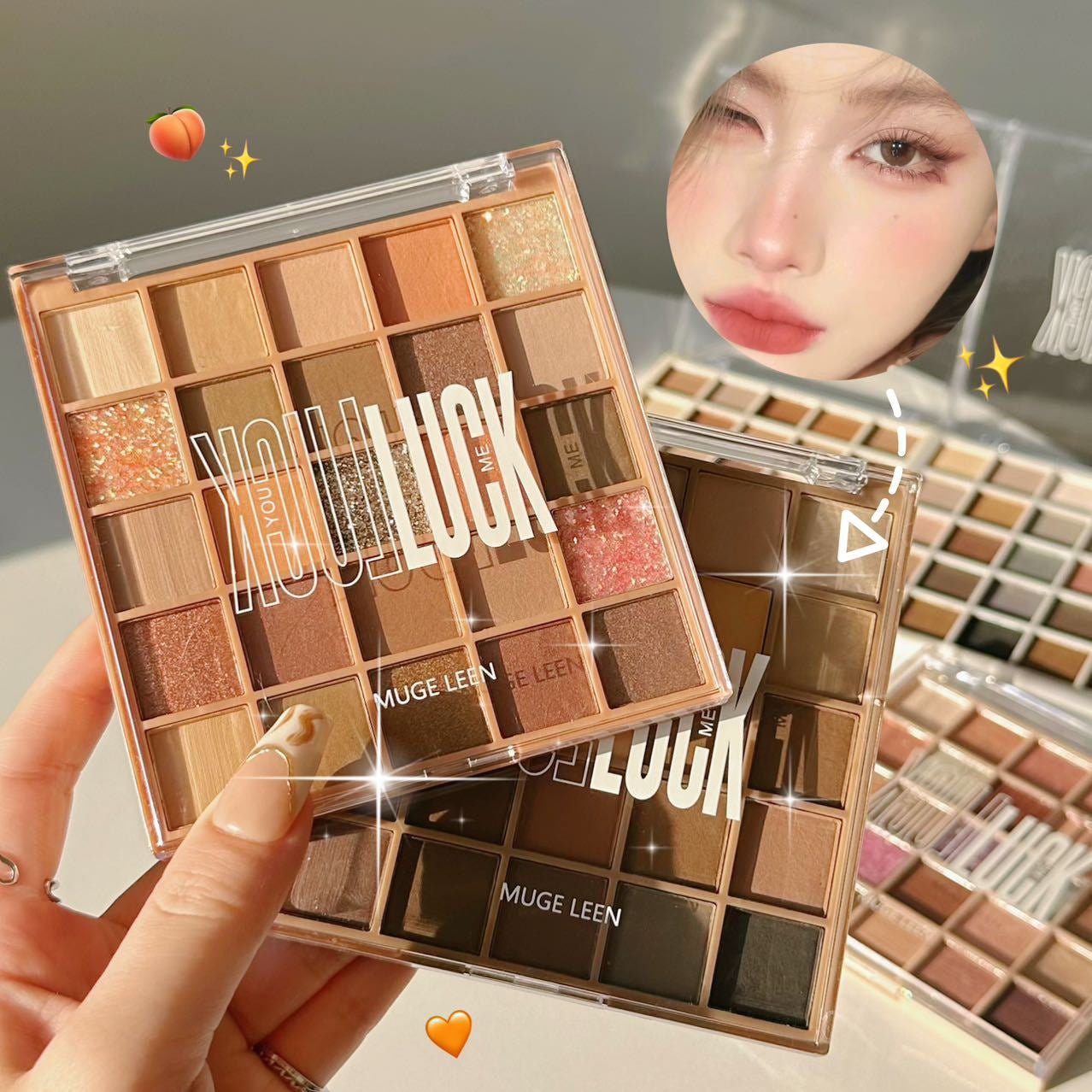 25 Colors Pearly & Matte Eyeshadow Palette – Long-Lasting Shimmer Eye Makeup