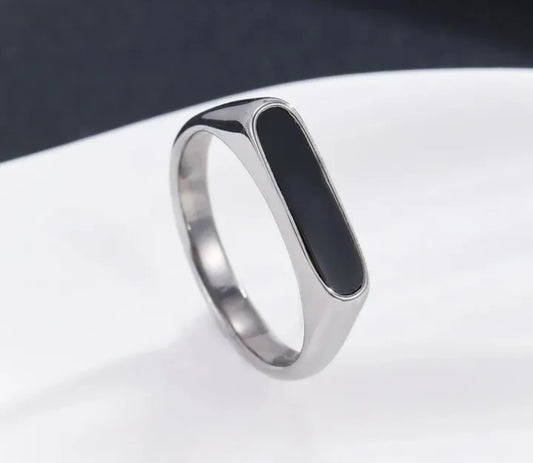 Titanium Italian Ring for Men