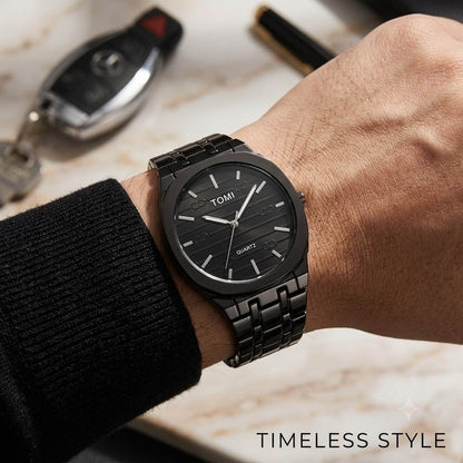 TOMI Luxury Octagonal Quartz Watch for Men