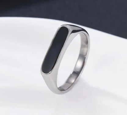 Titanium Italian Ring for Men