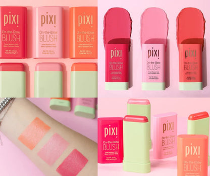Glow Blush Tinted Moisture Stick for Cheeks – Cool Shade, Long-Wearing Makeup Blusher