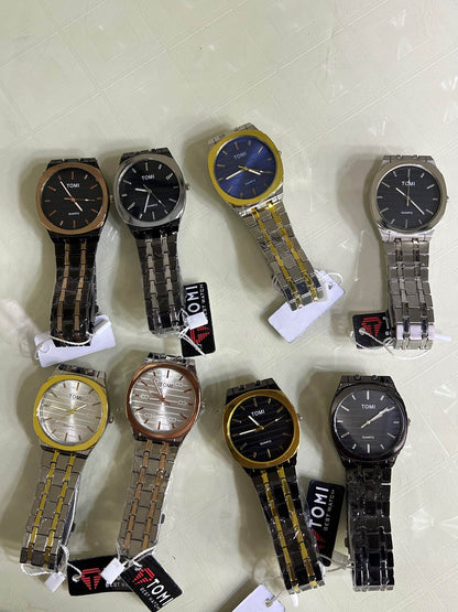 TOMI Luxury Octagonal Quartz Watch for Men